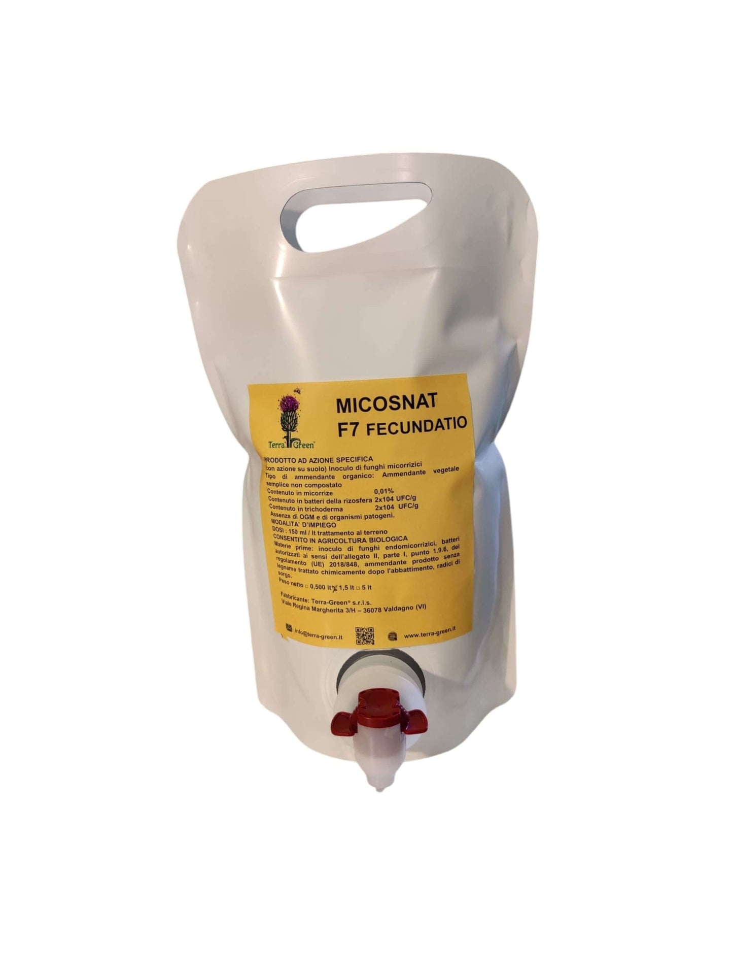 MICOSNAT F7 FECUNDATIO: restituisce vitalità e fertilità al tuo suolo (1.5 litri)
