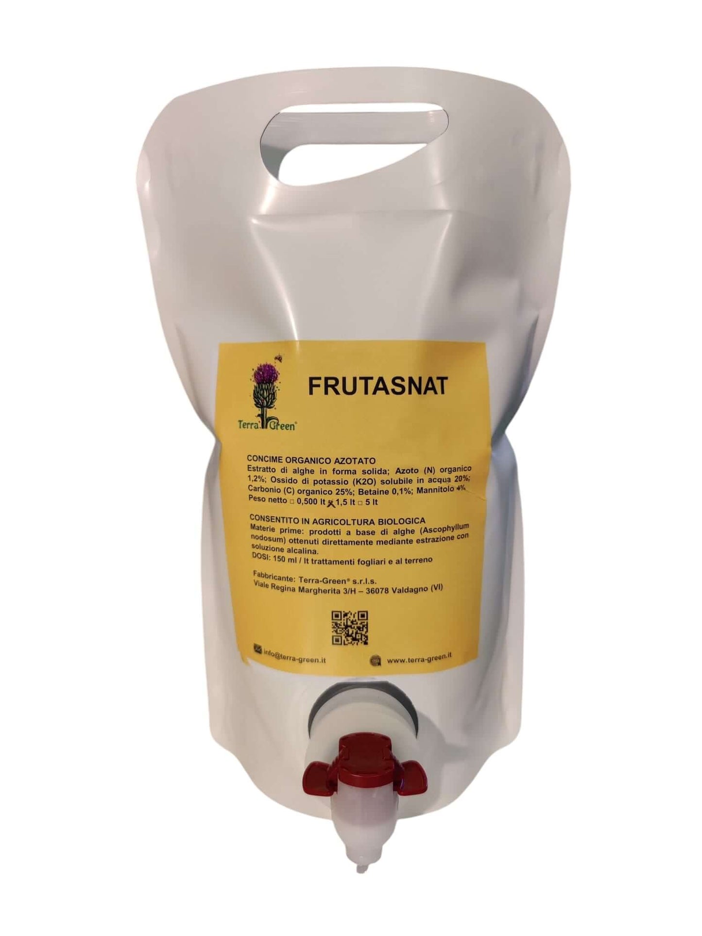 Frutasnat - Concime organico liquido per favorire la maturazione dei frutti