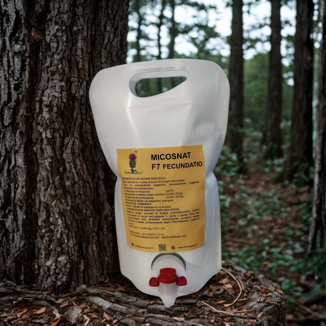 MICOSNAT F7 FECUNDATIO: restituisce vitalità e fertilità al tuo suolo (1.5 litri)